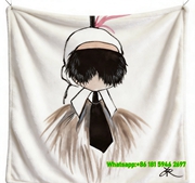 Fendi Whimsical Doll Character Flannel Sofa Throw Blanket IMG_9397